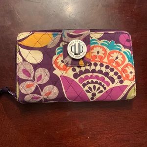 Vera Bradley purple wallet